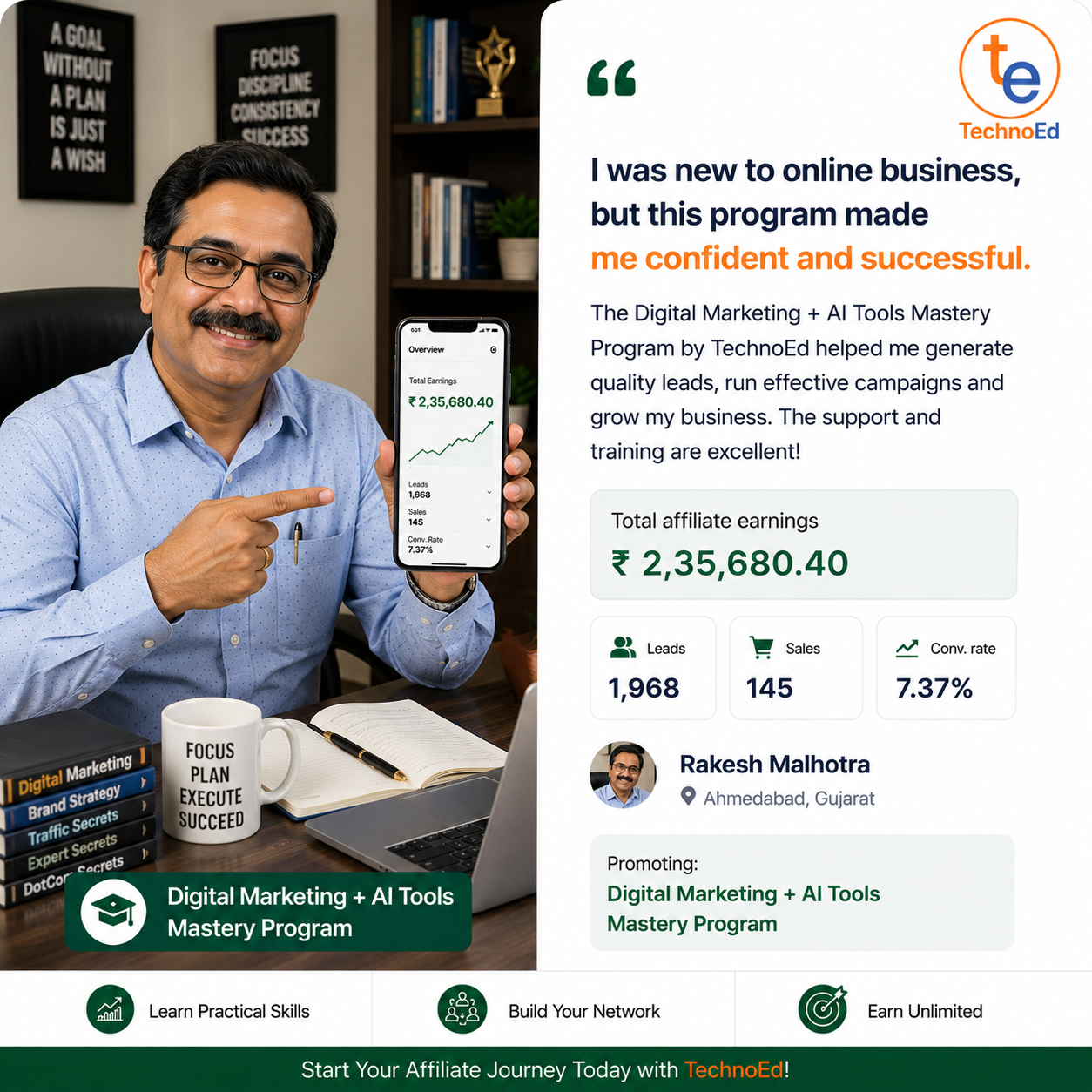 TechnoEd learner testimonial