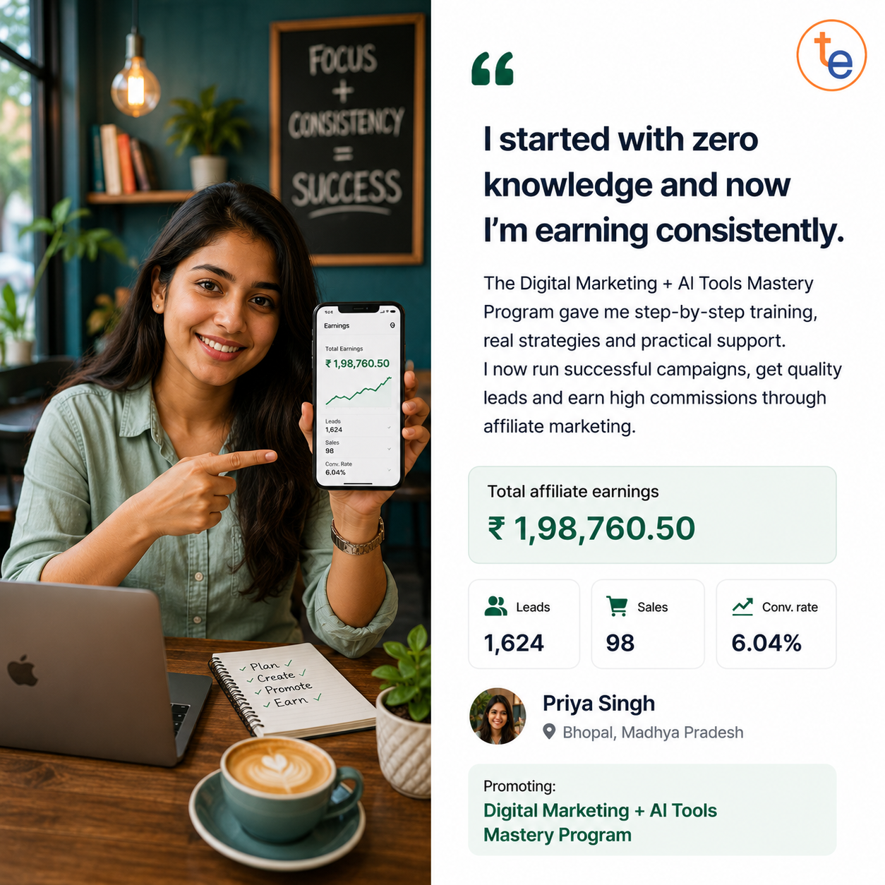 TechnoEd learner testimonial