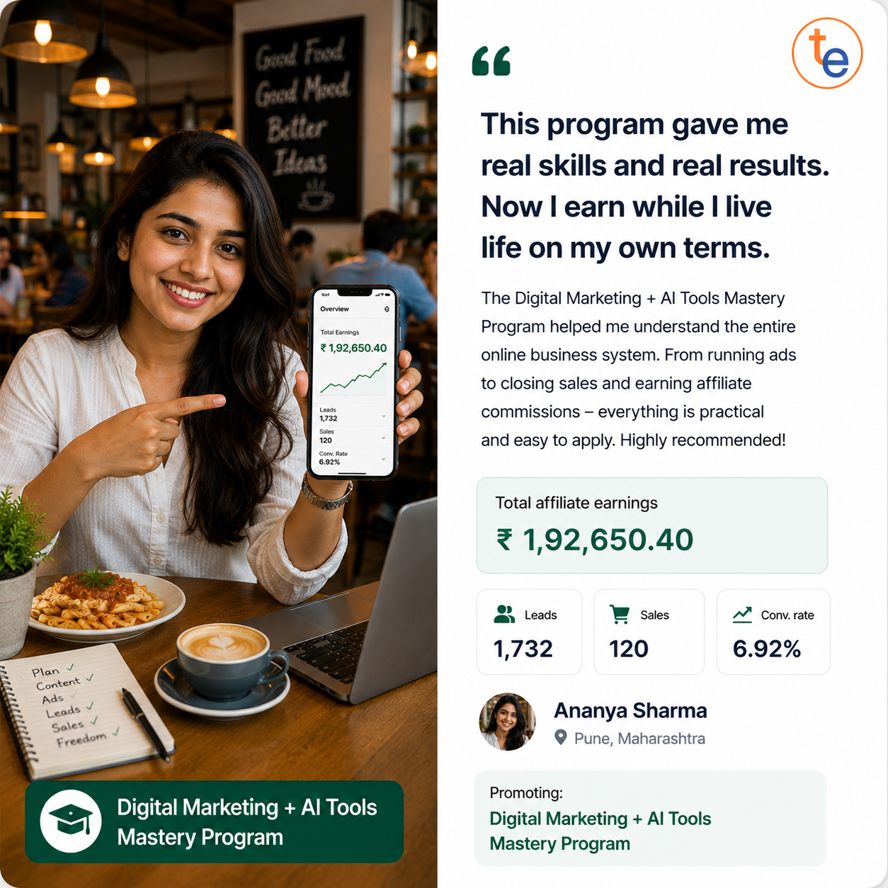 TechnoEd learner testimonial