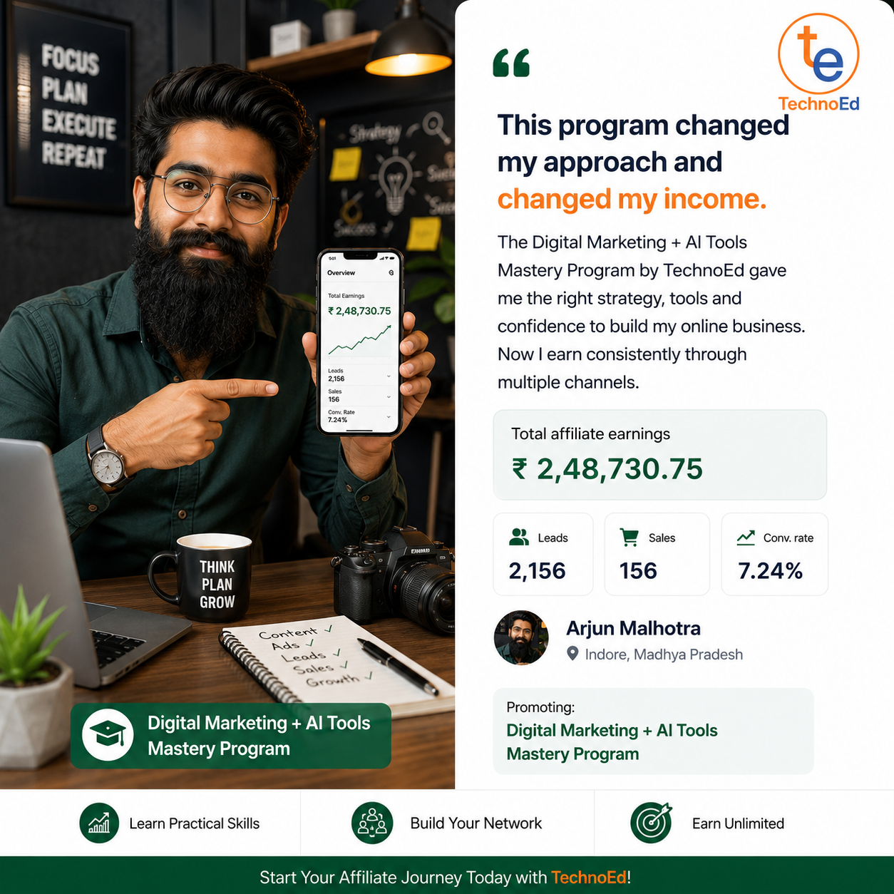 TechnoEd learner testimonial