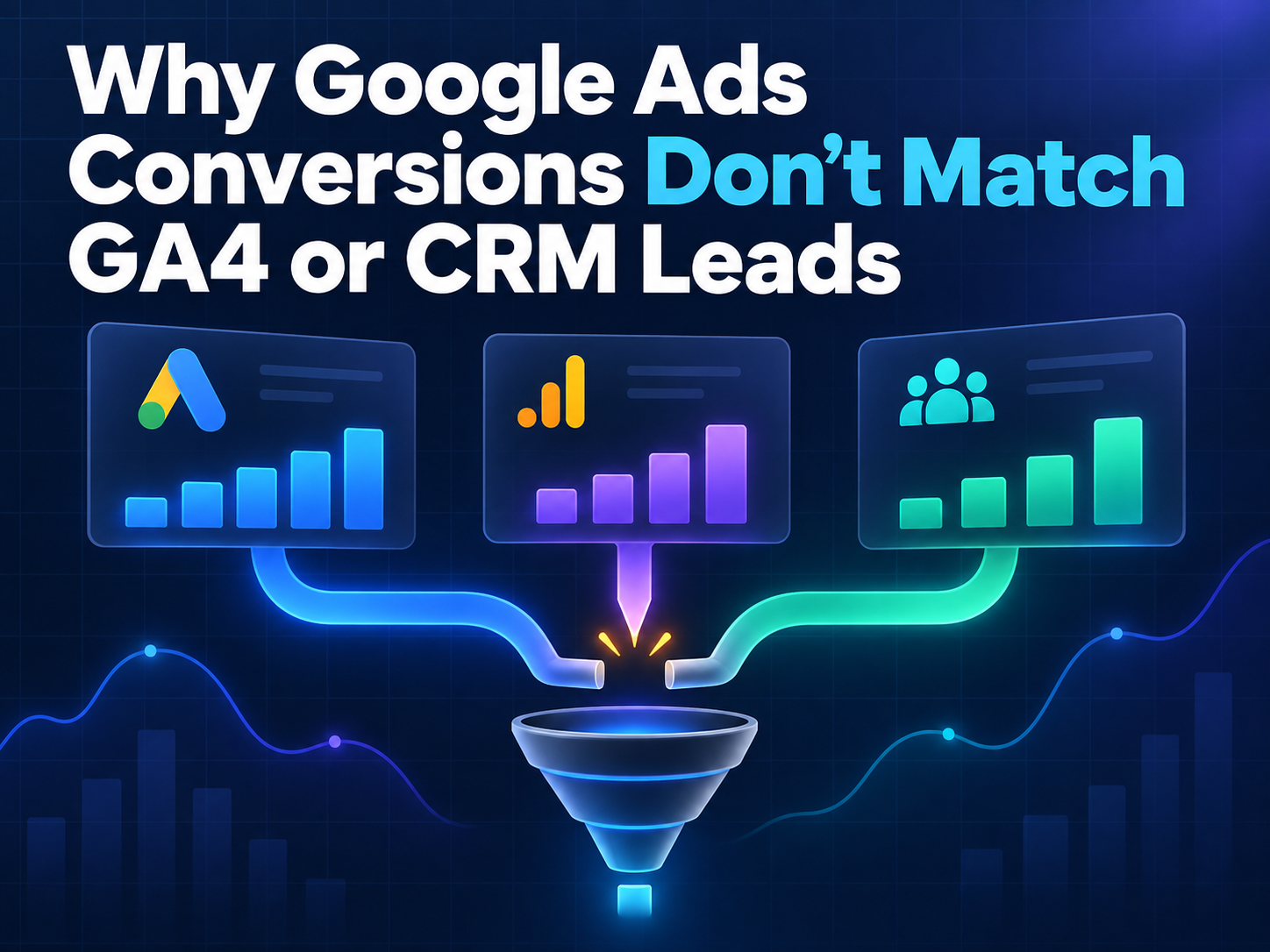 Why Google Ads Conversions Don't Match GA4 or CRM Leads?