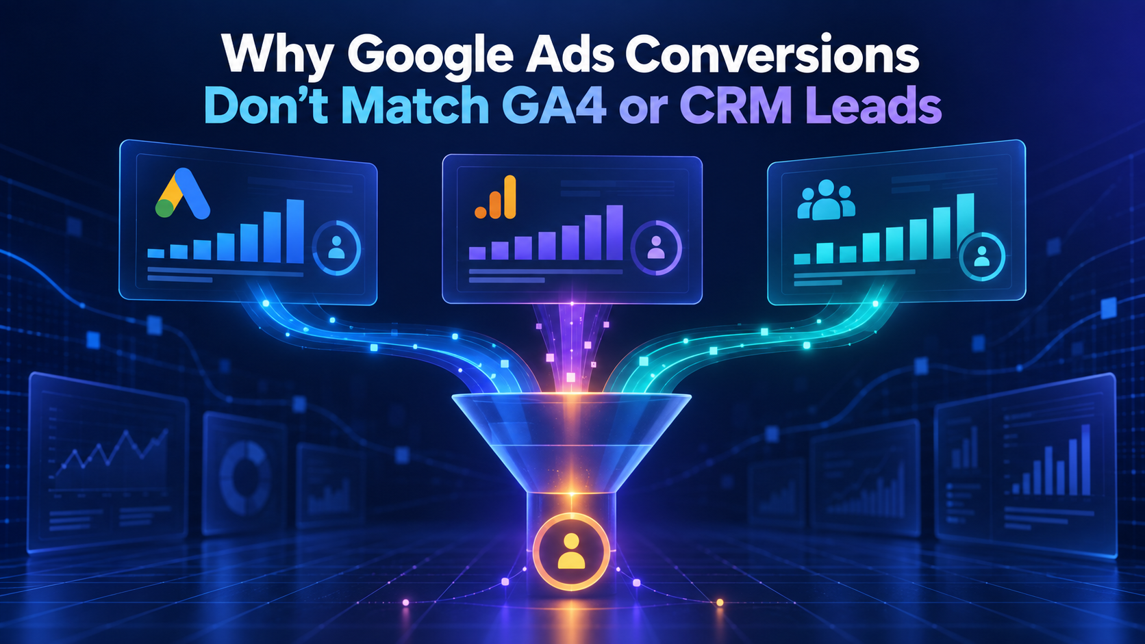 Why Google Ads Conversions Don't Match GA4 or CRM Leads?