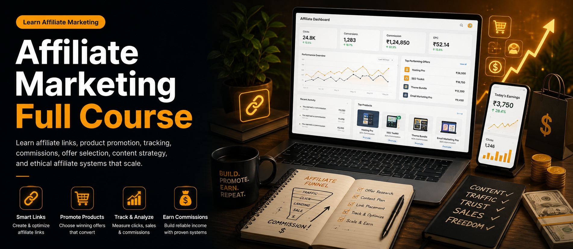 Affiliate Marketing Full Course course banner