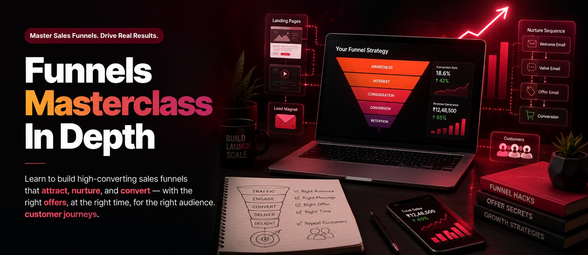 Funnels Masterclass In Depth course banner