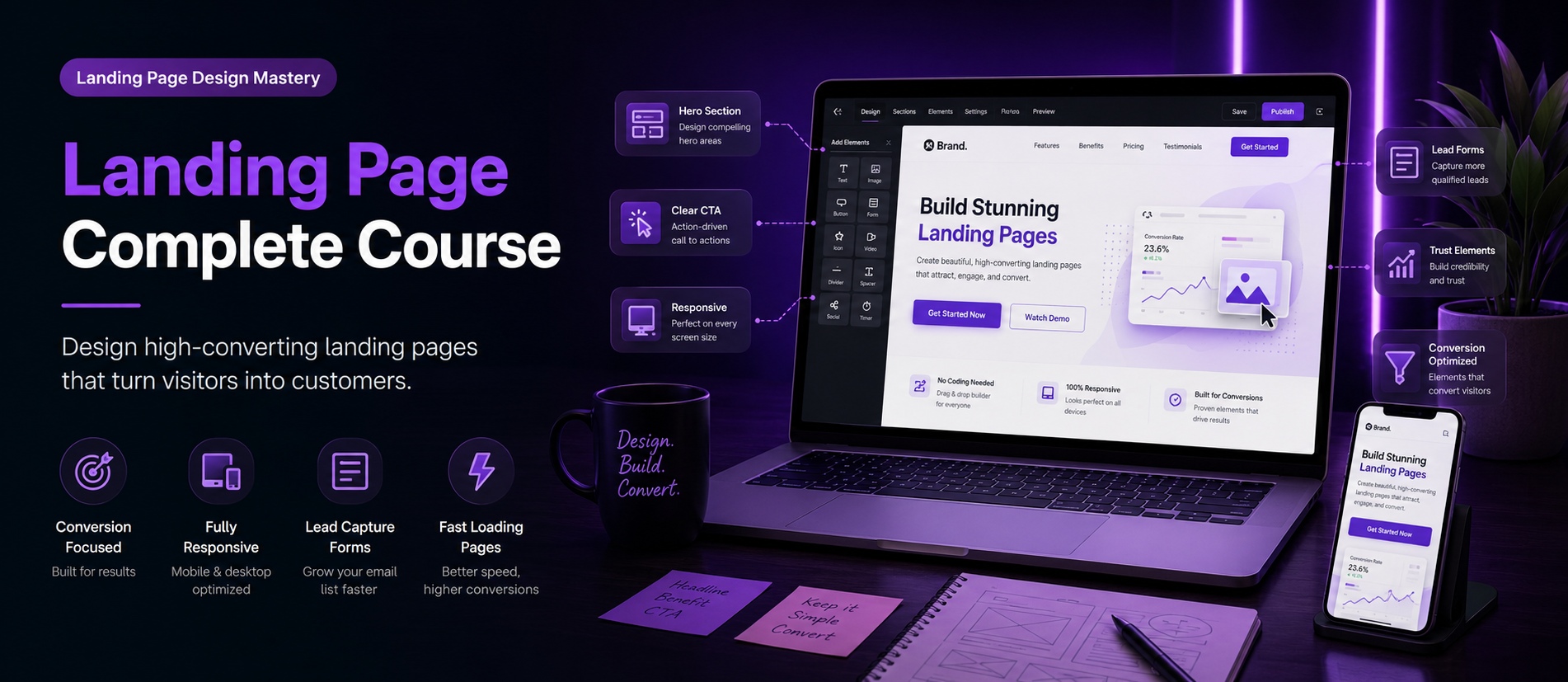 Landing Page Course Complete Course course banner